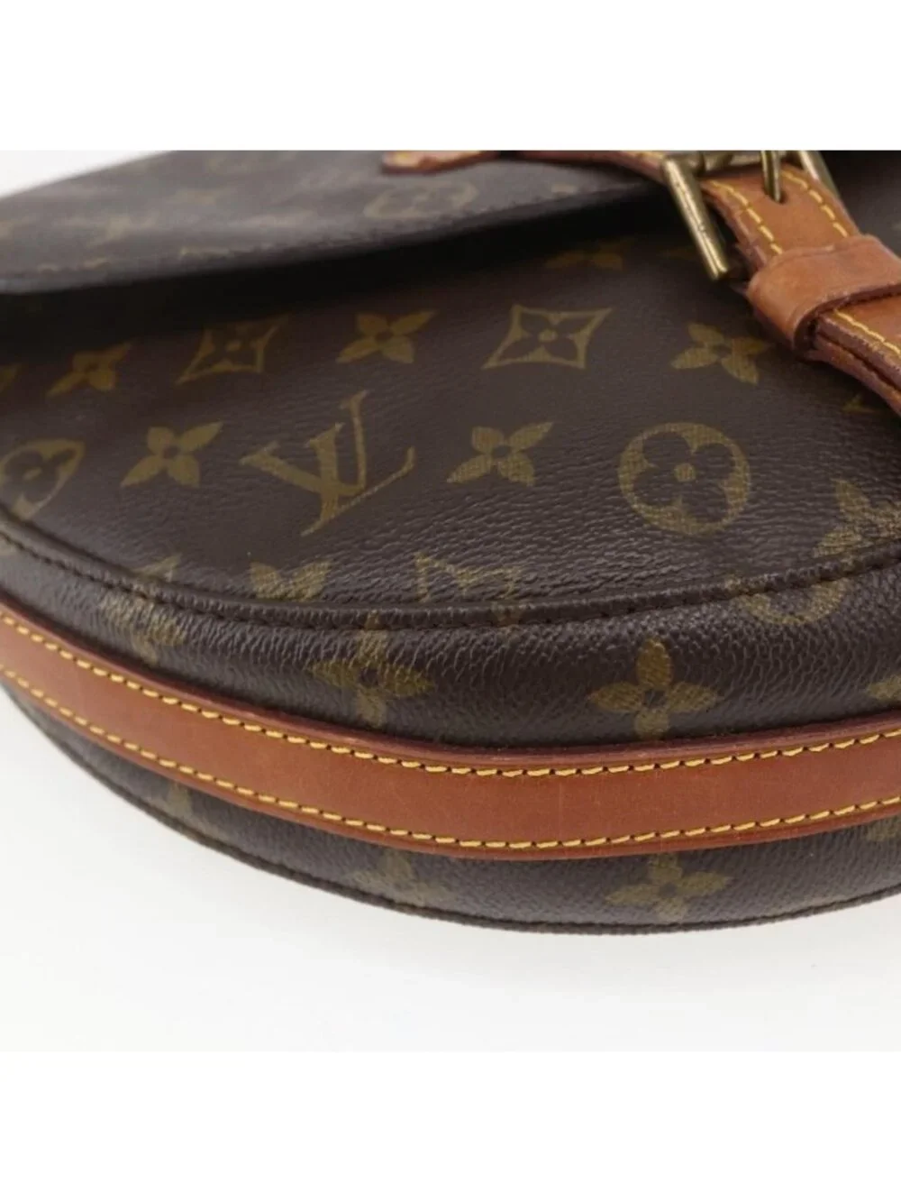 Authentic LOUIS VUITTON Monogram Chantilly GM Shoulder Bag M51232 LV